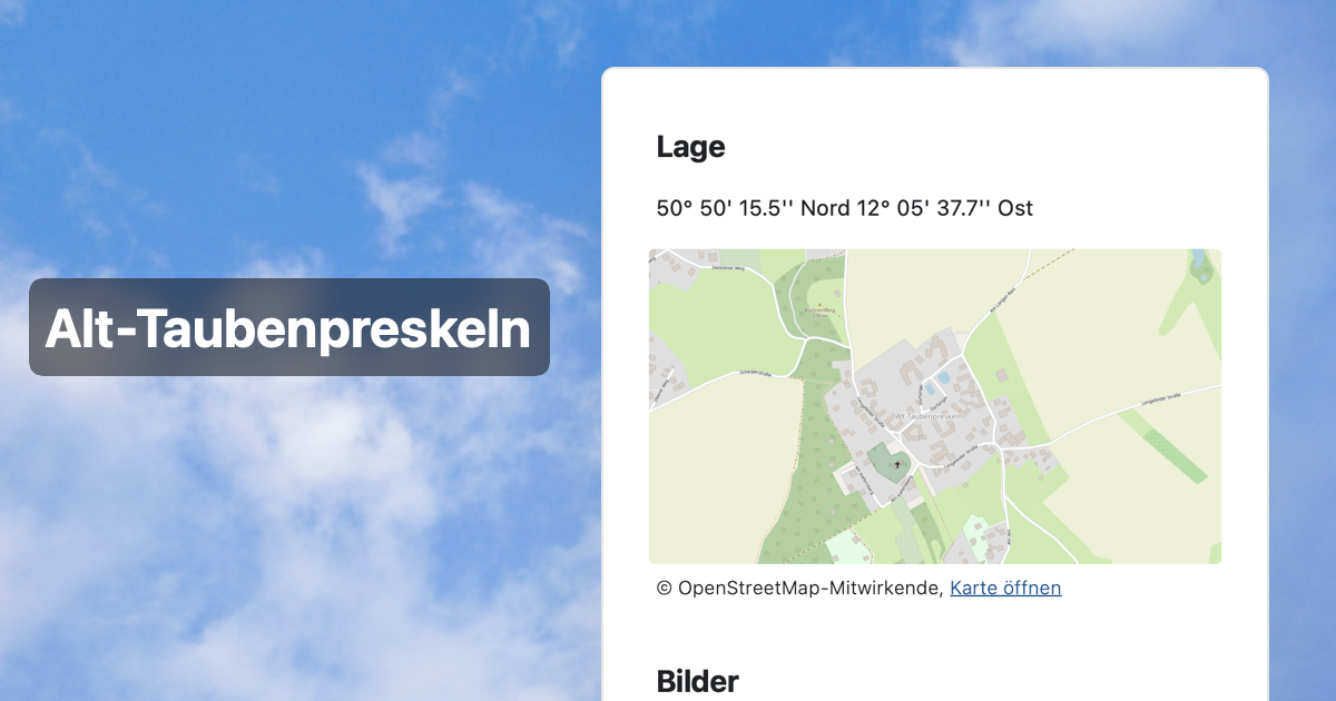 AltTaubenpreskeln