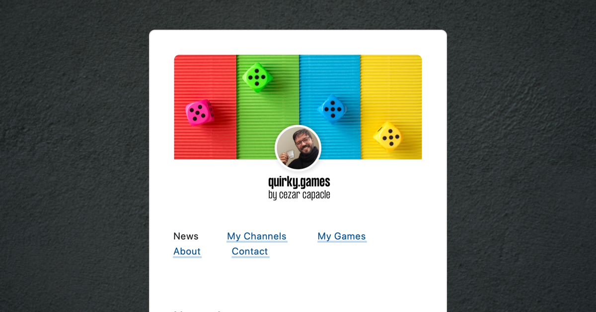 Quirky Games by Cezar Capacle