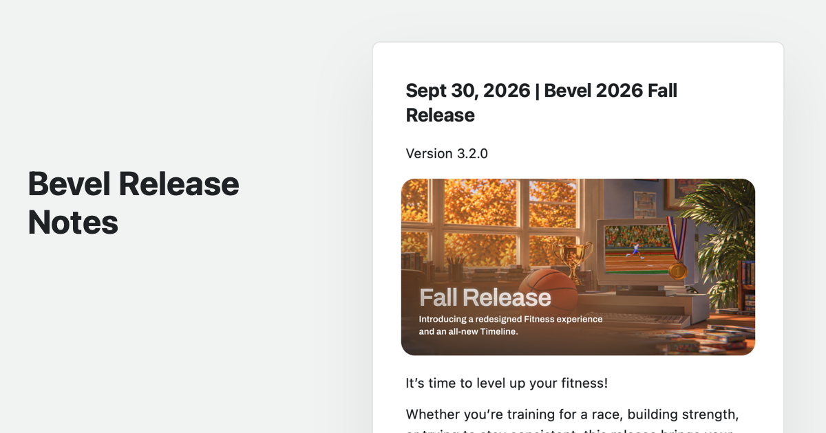 Bevel Release Notes