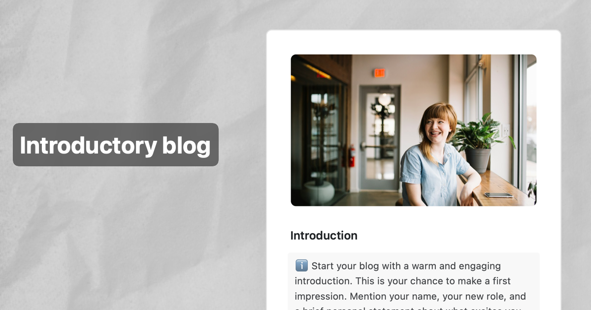Introductory blog