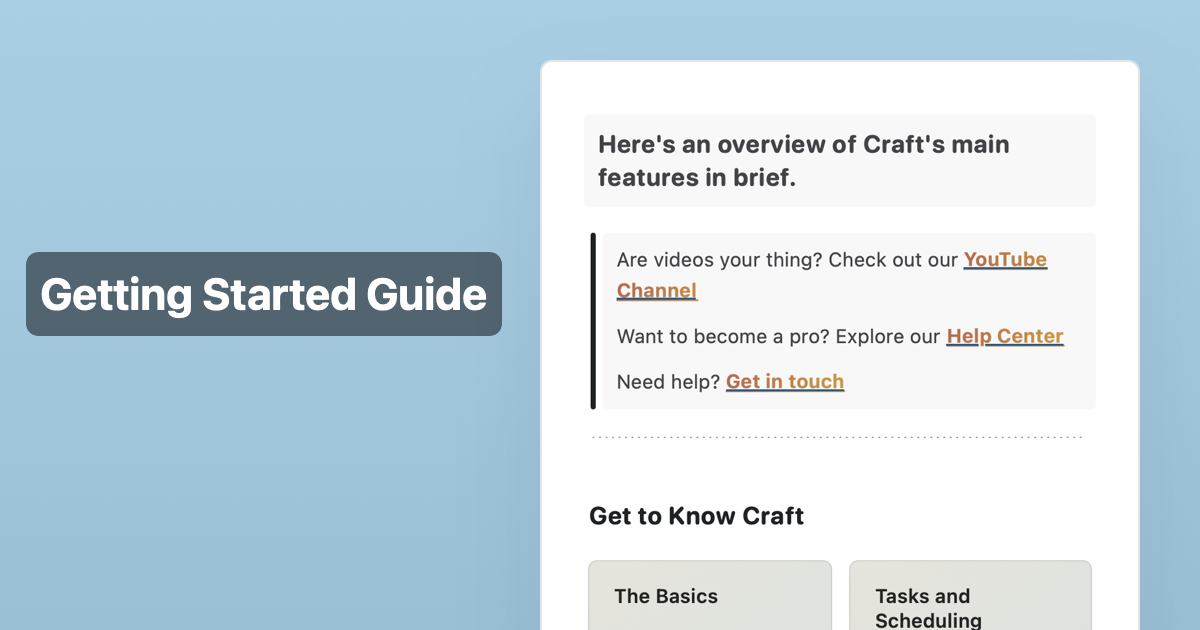 Getting Started Guide