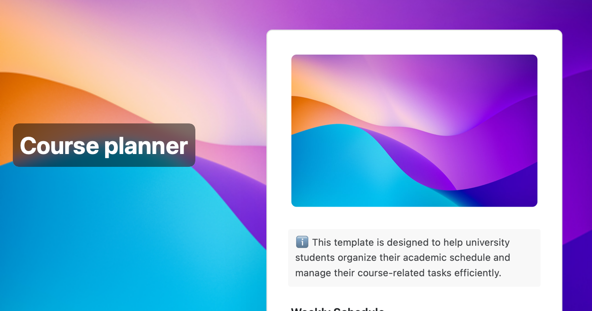 course-planner
